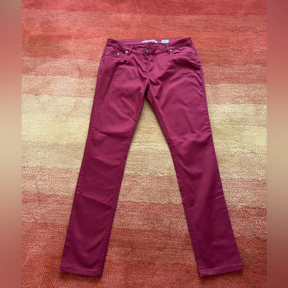 Johnnie B  by Boden Skinny Jeans Mid-Rise 92092 Burgundy